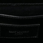 Grain De Poudre Medium Classic Monogram Kate Satchel Black White