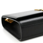 Grain De Poudre Medium Classic Monogram Kate Satchel Black