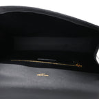 Grain De Poudre Textured Mixed Matelasse Triquilt Large Monogram Satchel Anthracite