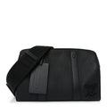 Grained Calfskin Aerogram City Keepall Black