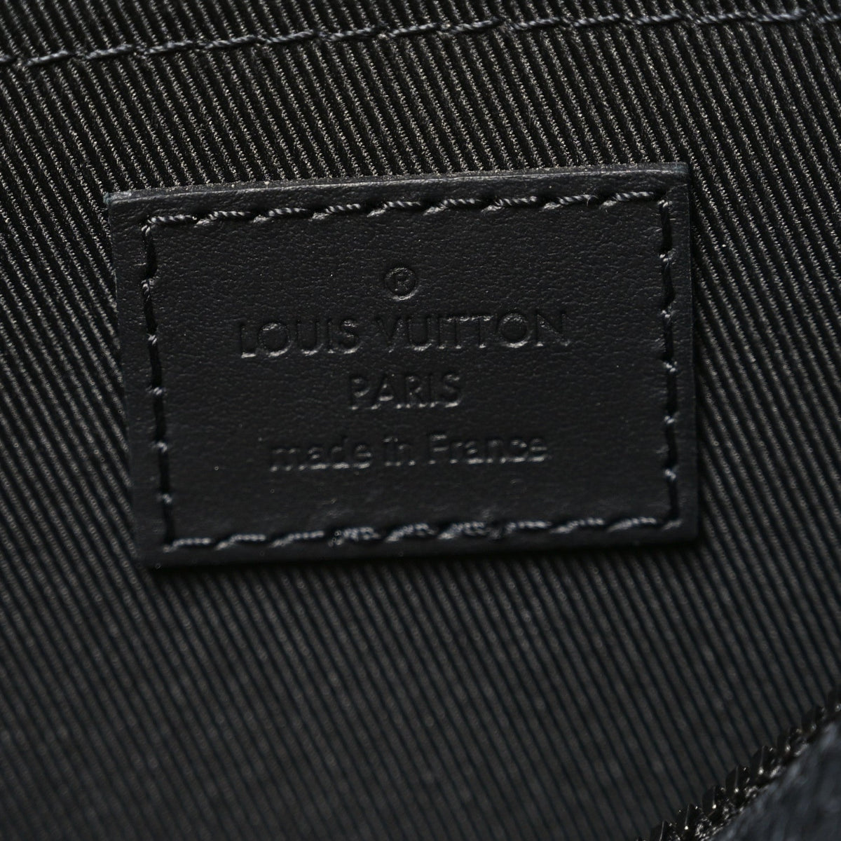 Grained Calfskin Aerogram City Keepall Black