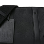 Grained Calfskin Aerogram City Keepall Black