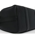 Grained Calfskin Aerogram City Keepall Black