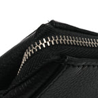 Grained Calfskin Large Neo Executive Cosmetic Case Black