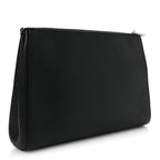 Grained Calfskin Large Neo Executive Cosmetic Case Black