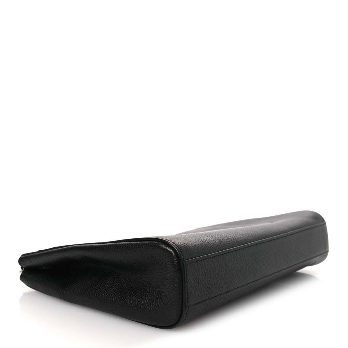 Grained Calfskin Large Neo Executive Cosmetic Case Black