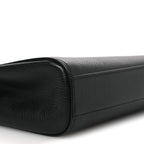 Grained Calfskin Large Neo Executive Cosmetic Case Black
