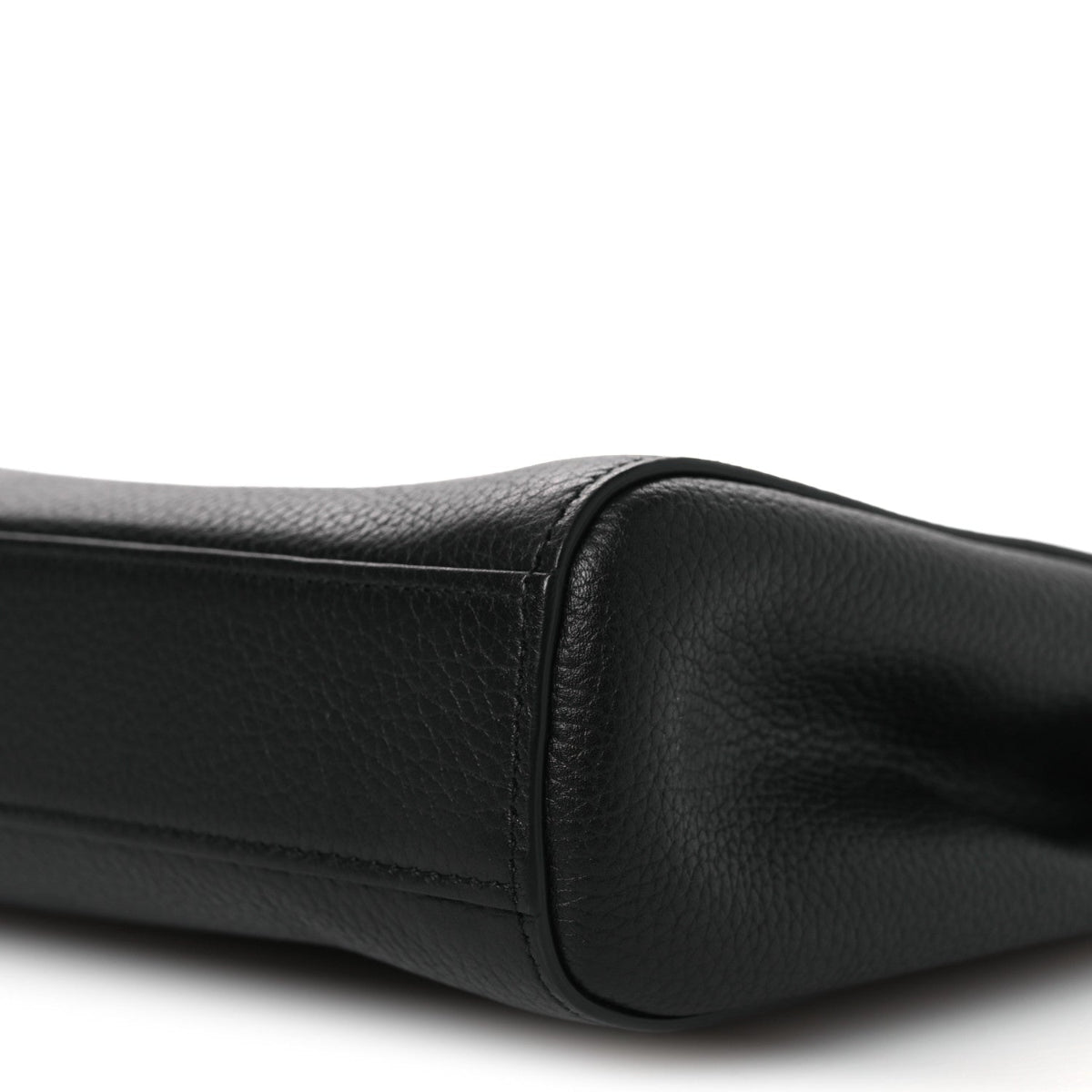 Grained Calfskin Large Neo Executive Cosmetic Case Black