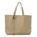 Grained Calfskin Low Key Cabas MM Clay