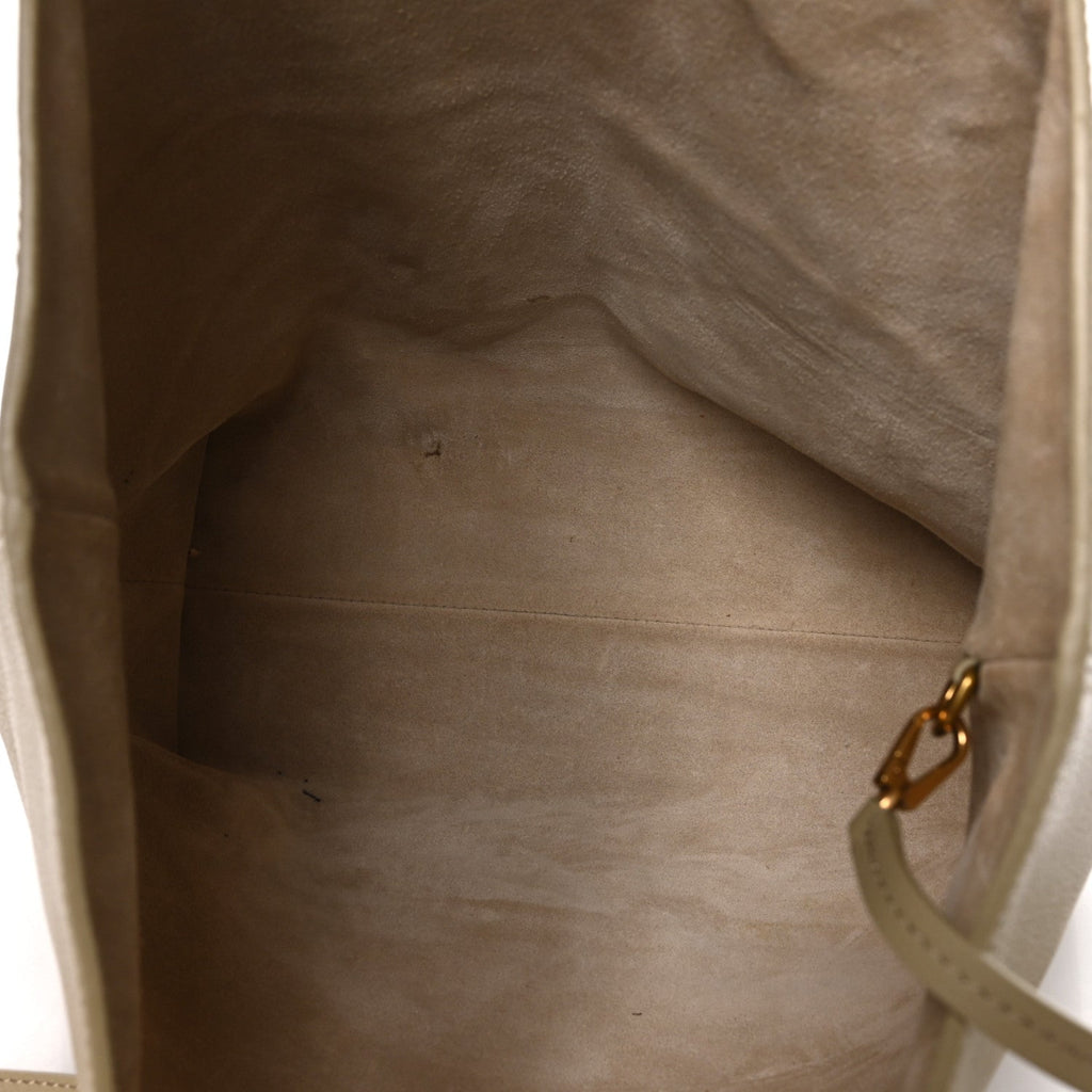 Grained Calfskin Low Key Cabas MM Clay