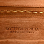Grained Calfskin Maxi Intrecciato Small Arco Pine Green