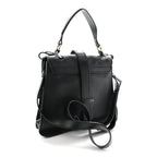 Grained Calfskin Medium Aby Day Shoulder Bag Black