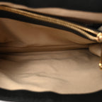 Grained Calfskin Medium Aby Day Shoulder Bag Black