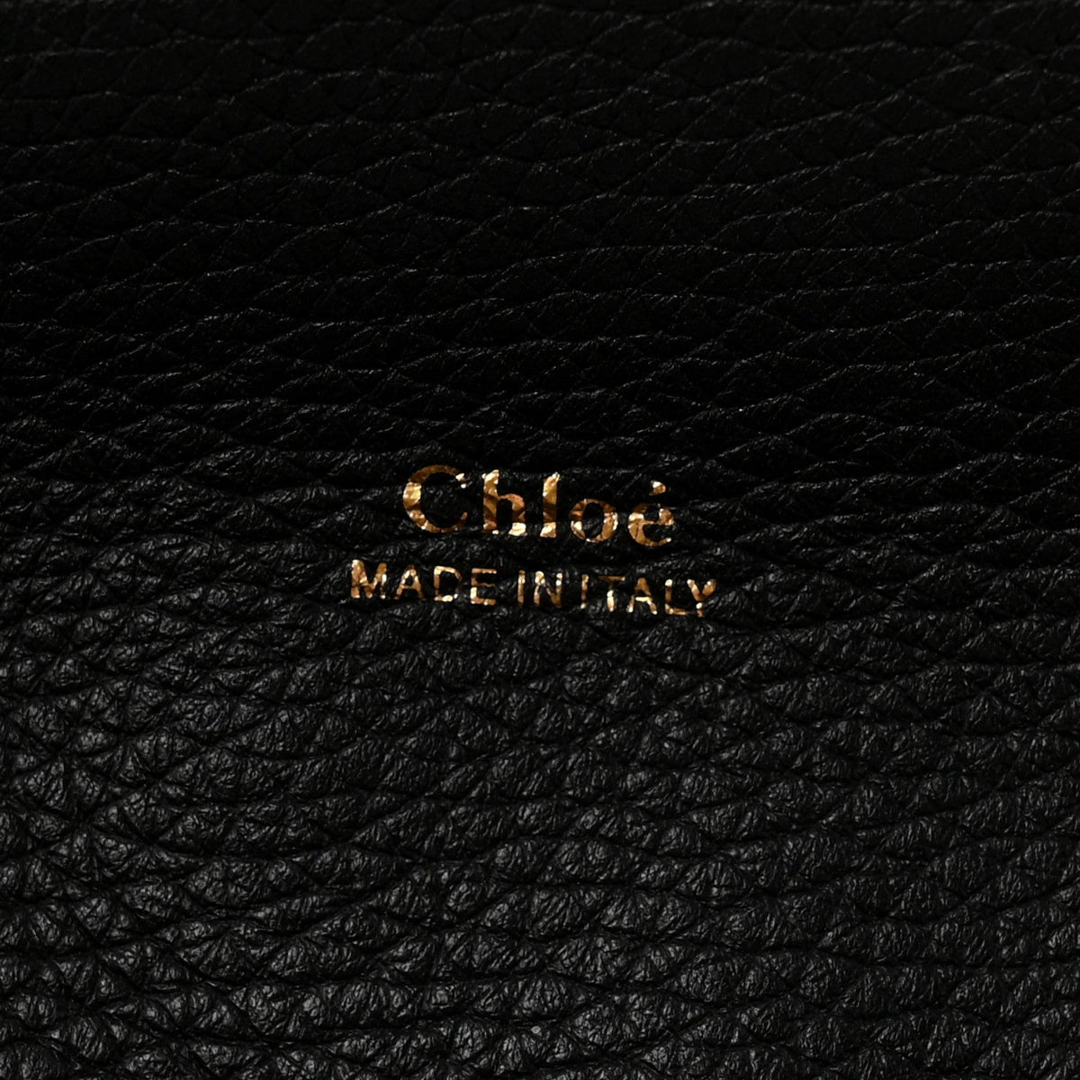 Grained Calfskin Medium Aby Day Shoulder Bag Black