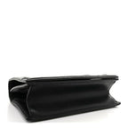 Grained Calfskin Medium Diorama Flap Bag Black