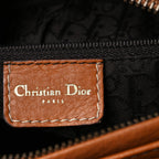 Grained Calfskin Medium Lady Dior Brown
