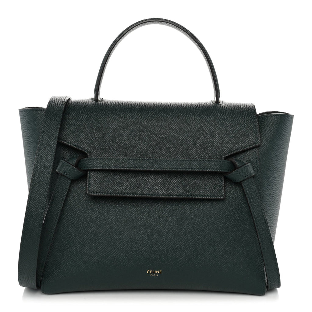 Grained Calfskin Micro Belt Bag Amazone