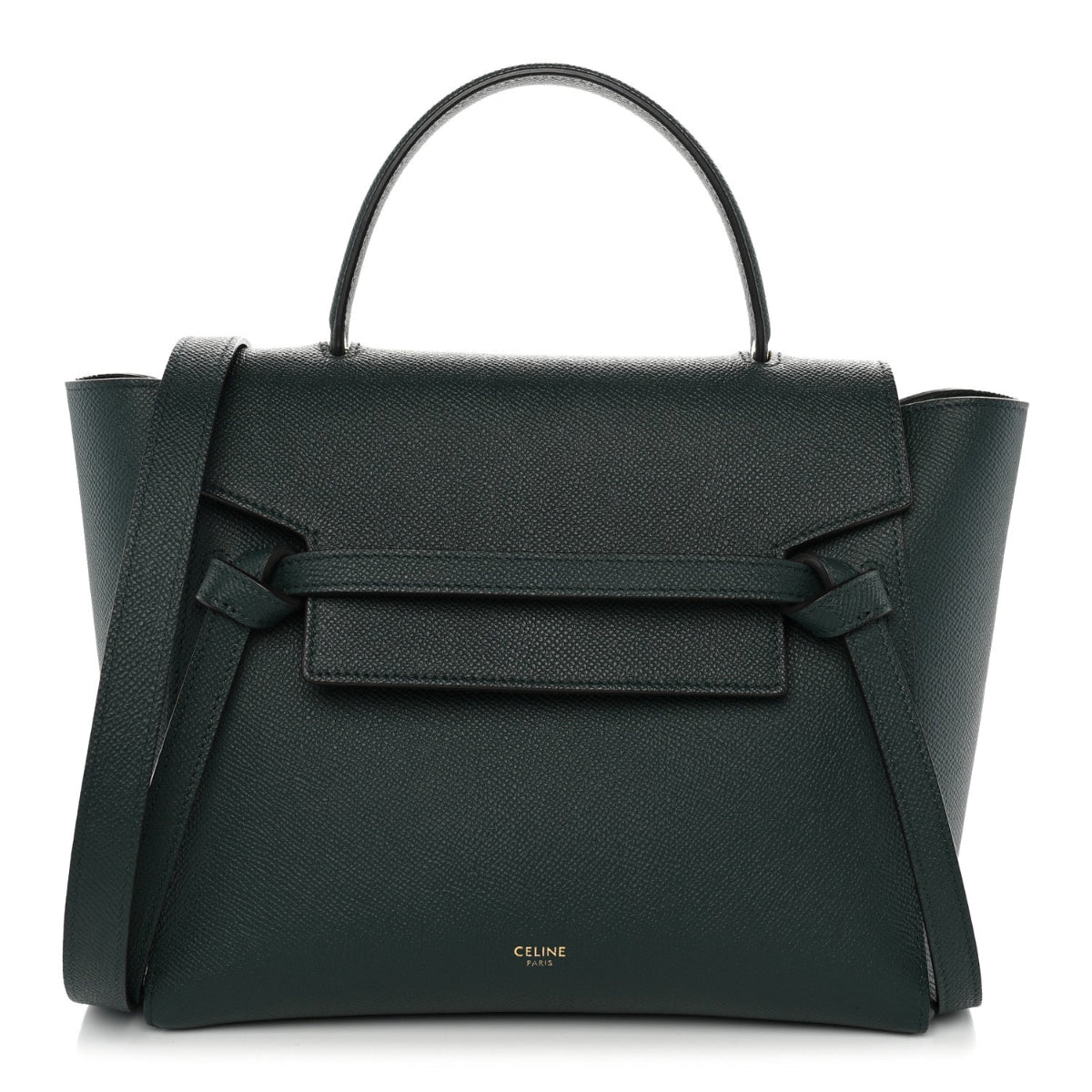 Grained Calfskin Micro Belt Bag Amazone