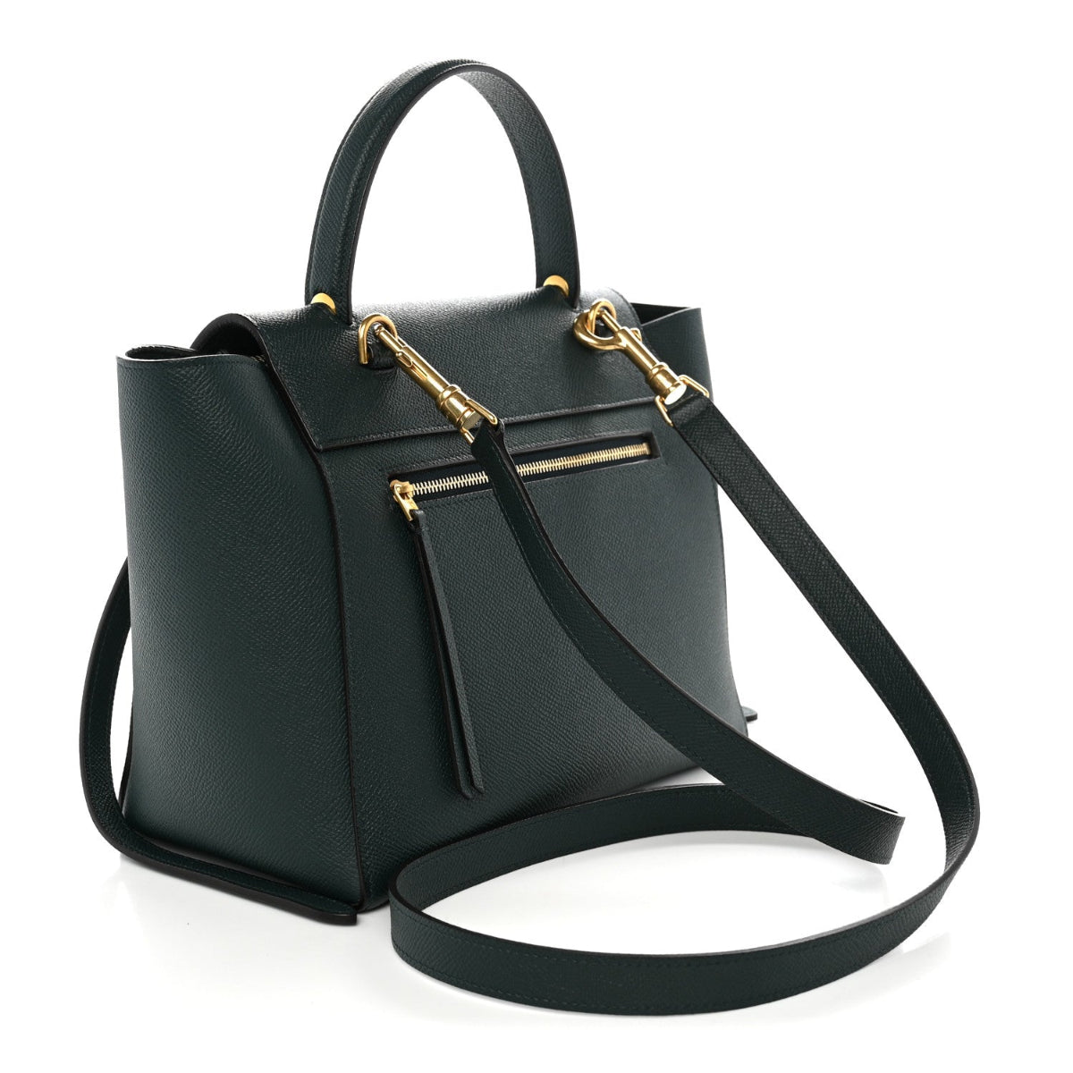 Grained Calfskin Micro Belt Bag Amazone