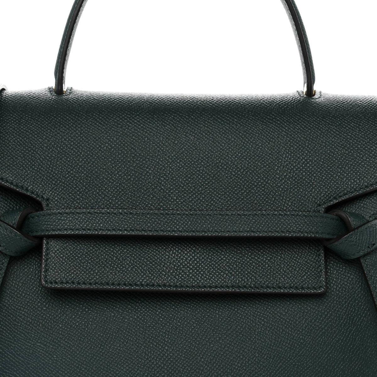 Grained Calfskin Micro Belt Bag Amazone