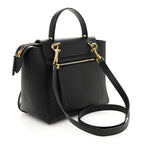 Grained Calfskin Mini Belt Bag Black