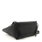Grained Calfskin Mini Belt Bag Black