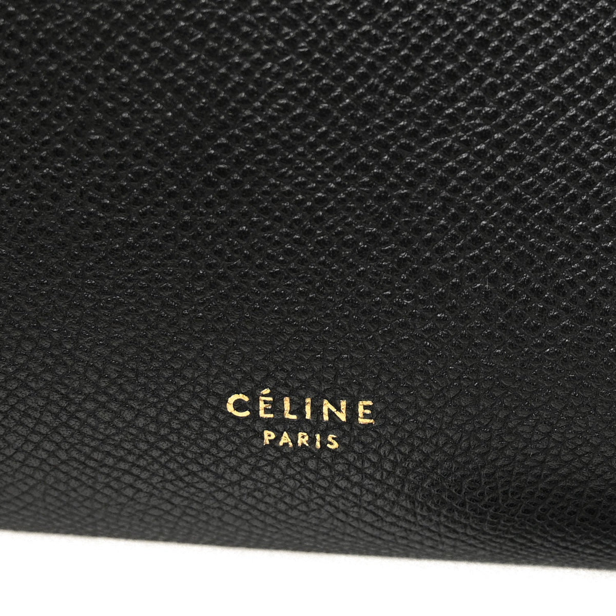 Grained Calfskin Mini Belt Bag Black