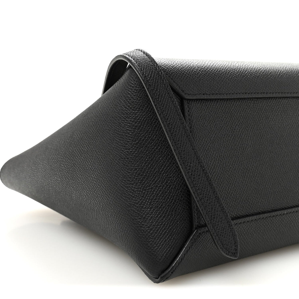Grained Calfskin Mini Belt Bag Black
