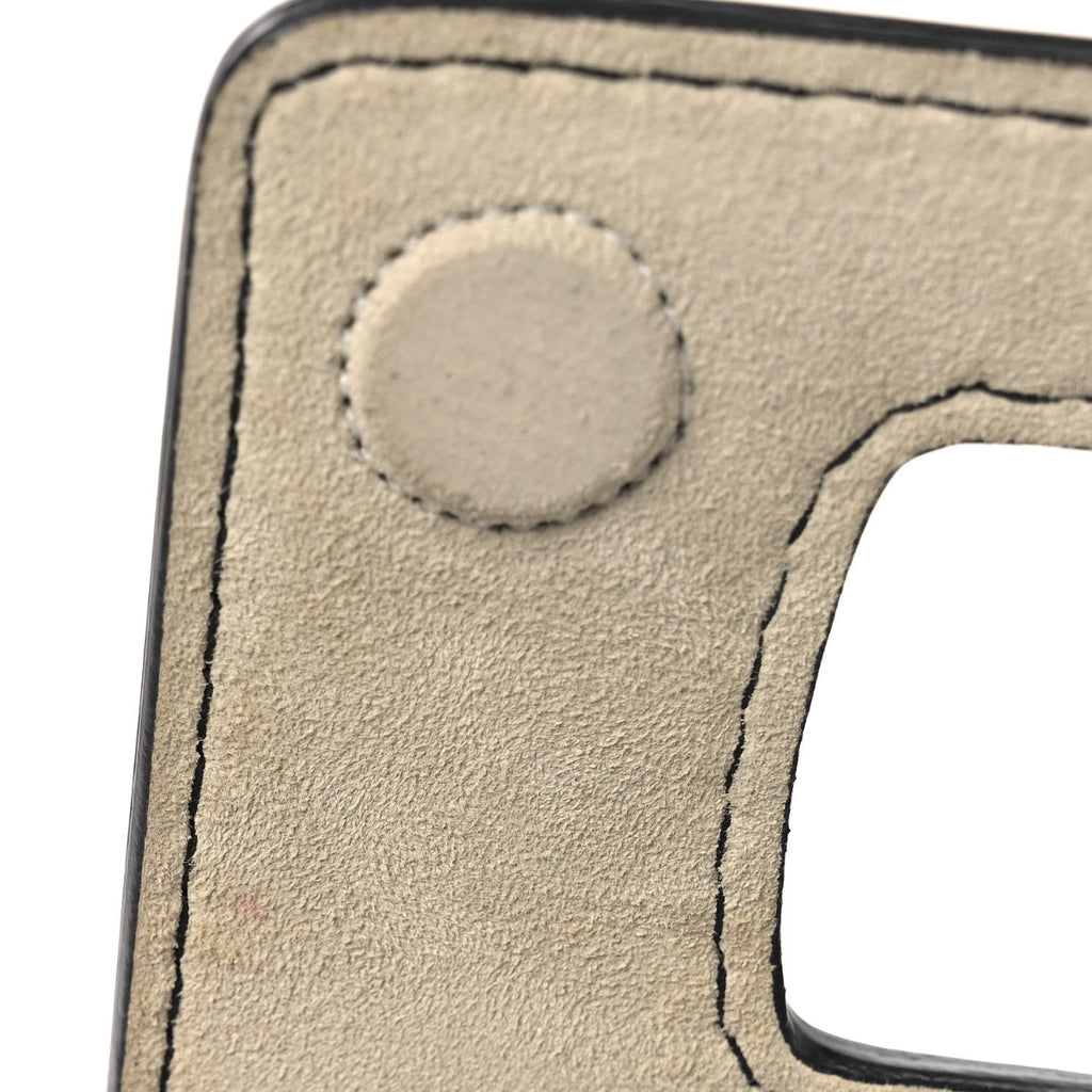 Grained Calfskin Mini J'Adior Chain Flap Bag Latte