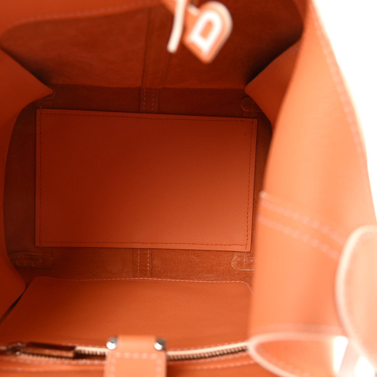 Grained Calfskin Mini So Cool Satchel Abricot