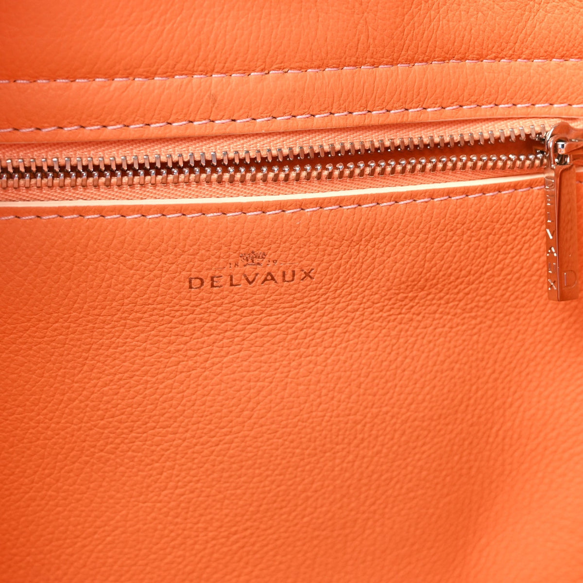 Grained Calfskin Mini So Cool Satchel Abricot