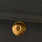 Grained Calfskin Nano Belt Bag Grey