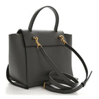 Grained Calfskin Nano Belt Bag Grey