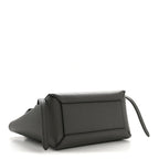 Grained Calfskin Nano Belt Bag Grey