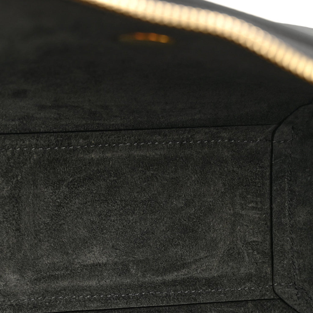 Grained Calfskin Nano Belt Bag Grey