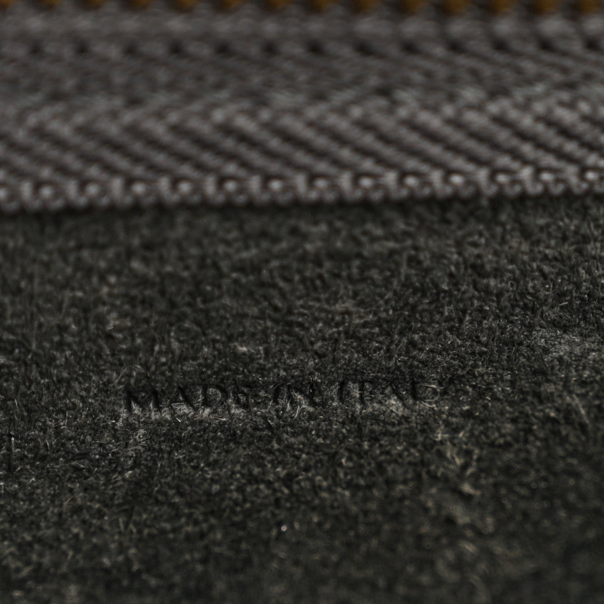 Grained Calfskin Nano Belt Bag Grey