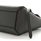 Grained Calfskin Nano Belt Bag Grey
