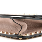 Grained Calfskin Small Rockstud Flap Crossbody Bag Poudre