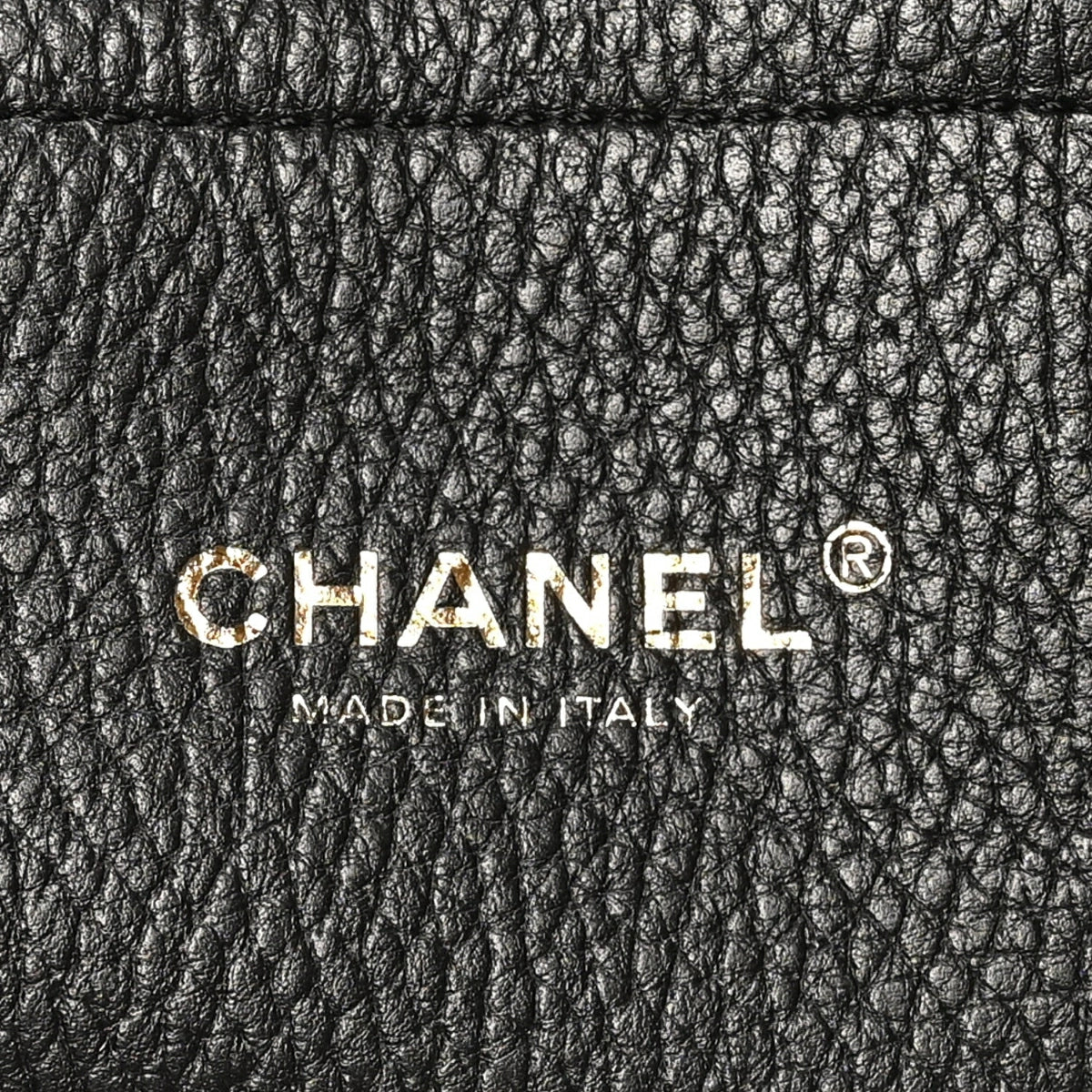 Grained Calfskin Stitched Urban Essentials Shopping Bag Black