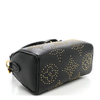 Grained Calfskin Studded Monogram Giant Nano Speedy Black