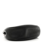 Grained Lambskin Drew Shoulder Bag Black