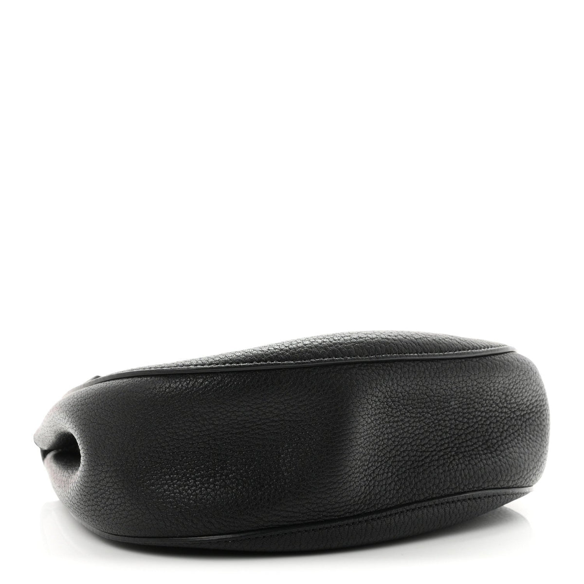 Grained Lambskin Drew Shoulder Bag Black