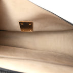 Grained Lambskin Drew Shoulder Bag Black