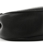 Grained Lambskin Drew Shoulder Bag Black