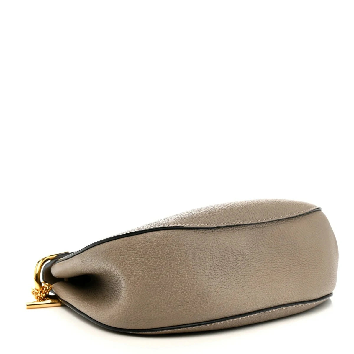 Grained Lambskin Drew Shoulder Bag Motty Grey