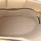 Arabella Calfskin Horsebit 73 Mini Bucket Bag White