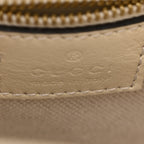 Arabella Calfskin Horsebit 73 Mini Bucket Bag White