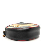 Azalea Calfskin Matelasse Diagonal Patchwork Mini Torchon GG Marmont Round Shoulder Bag Black Beige Romantic Cerise