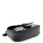 Calfskin Matelasse Monochrome GG Marmont Chain Belt Bag Black