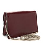 Crinkled Patent Mini Dionysus Shoulder Bag Rosso Ancora Red